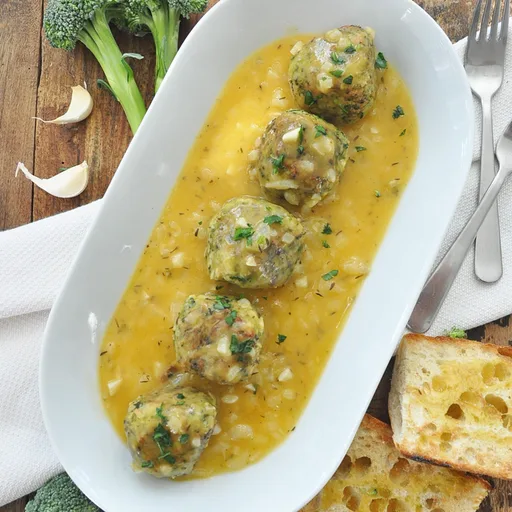 Legendary Broccoli "Meatballs" in Spanish-Style Onion Sauce