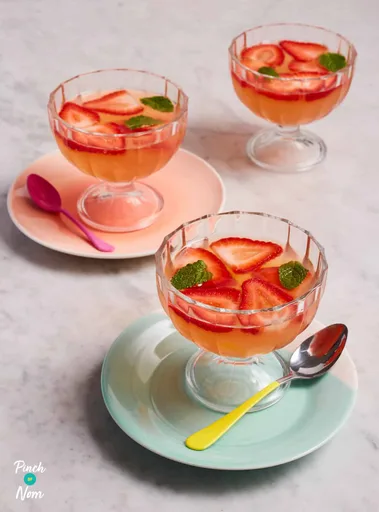 Strawberry Mojito Jellies | Slimming & Weight Watchers Friendly