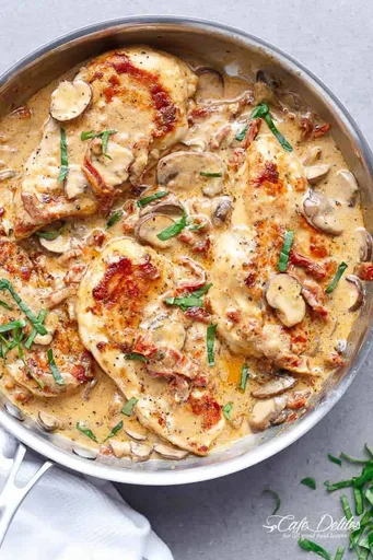 Creamy Sun Dried Tomato Parmesan Chicken (No Cream)