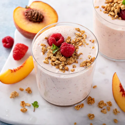 Peach Raspberry Smoothie