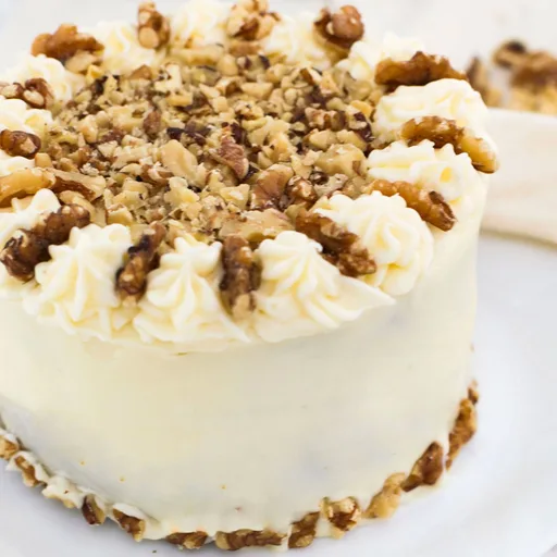 Moist Carrot Cake with Walnuts