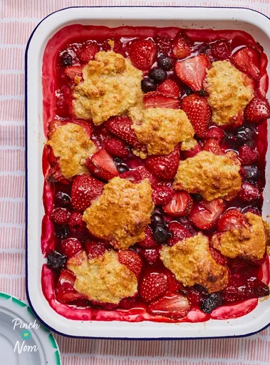Summer Berry Cobbler | Slimming & Weight Watchers Friendly