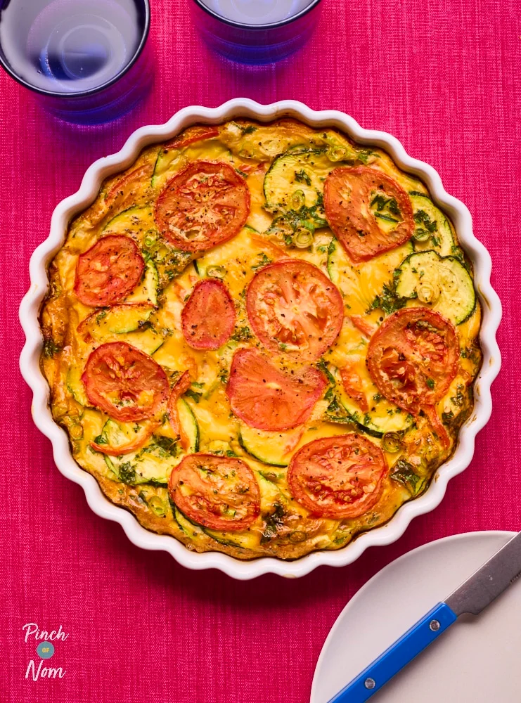 Summer Vegetable Quiche | Slimming & Weight Watchers Friendly