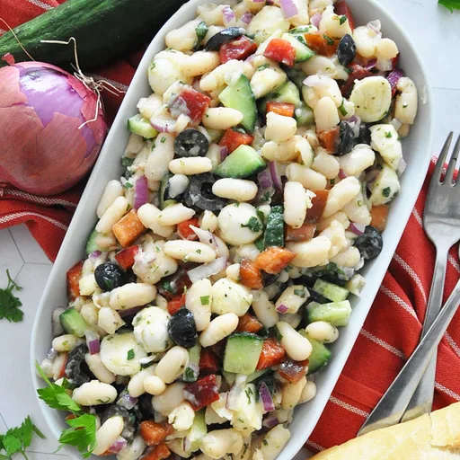 Mediterranean White Bean Salad