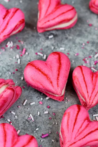 Heart Shaped Macarons