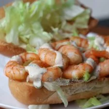 Creole Cajun Shrimp Po'Boy