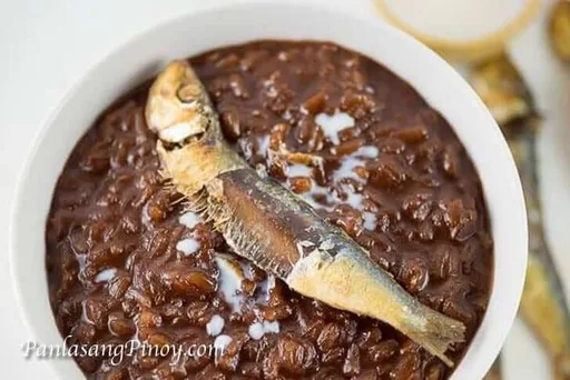Chocolate rice porridge (Champorado)