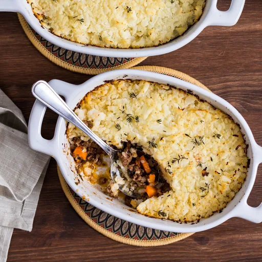 Shepherd’s Pie with Cauliflower Crust