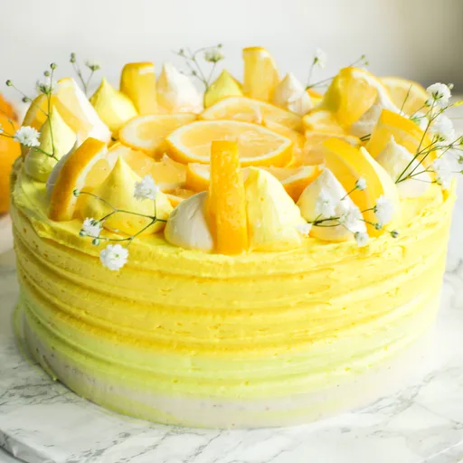 Tarta de limón por capas