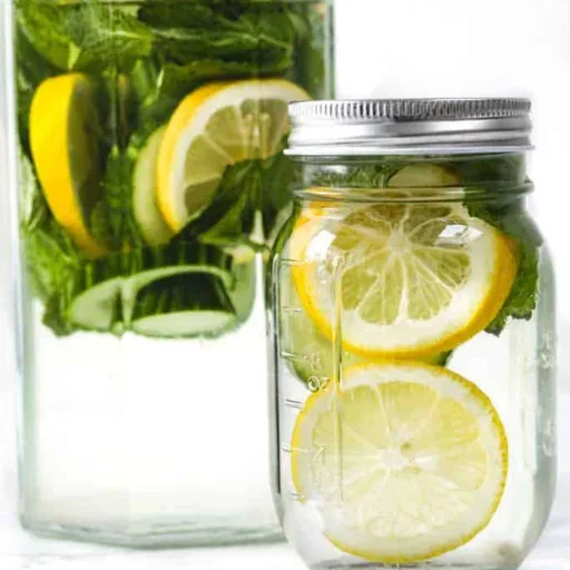 Lemon, Cucumber and Mint Water