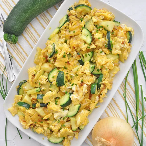 Zarangollo murciano con patatas