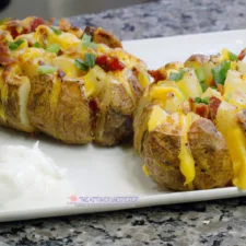 Bloomin’ Loaded Baked Potatoes