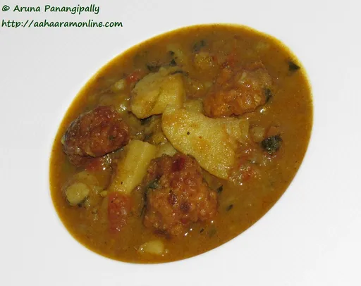 Punjabi or Amritsari Aloo Wadiyan
