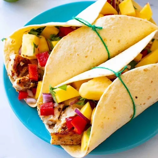 Tacos de pez espada