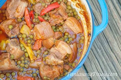 Receta de estofado de cerdo en cazuela holandesa