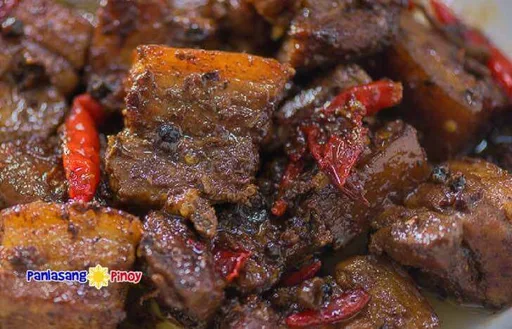 Adobo de cerdo seco extremadamente picante