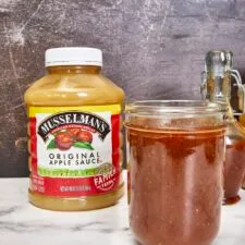 La salsa barbacoa de manzana más increíble, dulce y agridulce