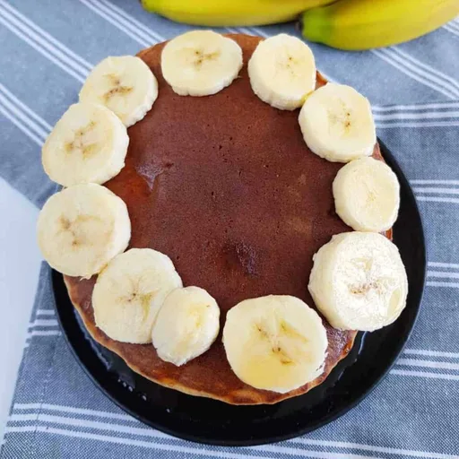 Tortitas integrales de plátano