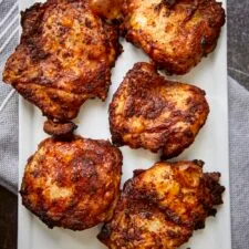 Easy & Delicious Air Fryer Crispy BBQ Chicken Thighs