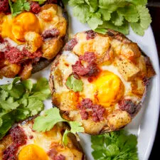 Chorizo Stuffed Breakfast Mushroom Caps Recipe