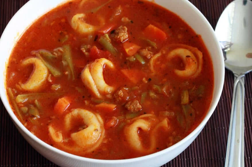Tortellini Minestrone Soup