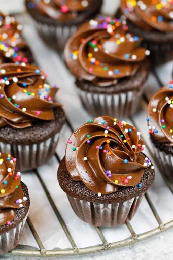 Mini Chocolate Cupcakes