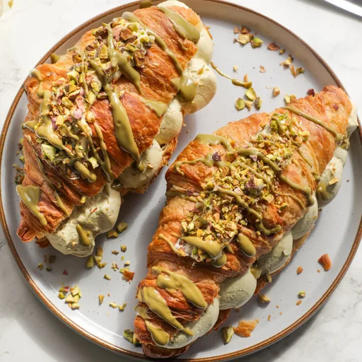 Easy Pistachio Croissants