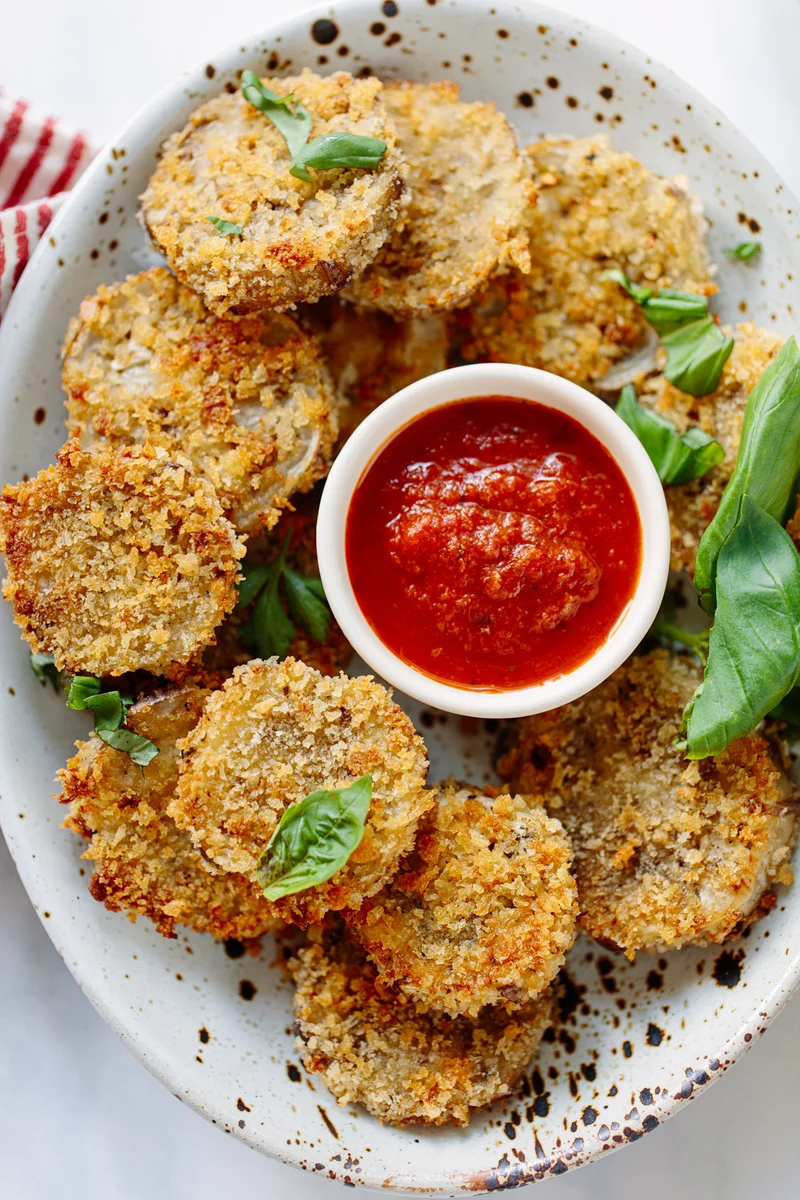 Crispy Breaded Baked Eggplant