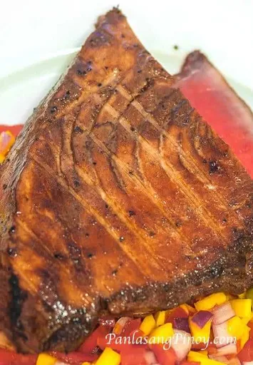Receta de atún aleta amarilla a la parrilla