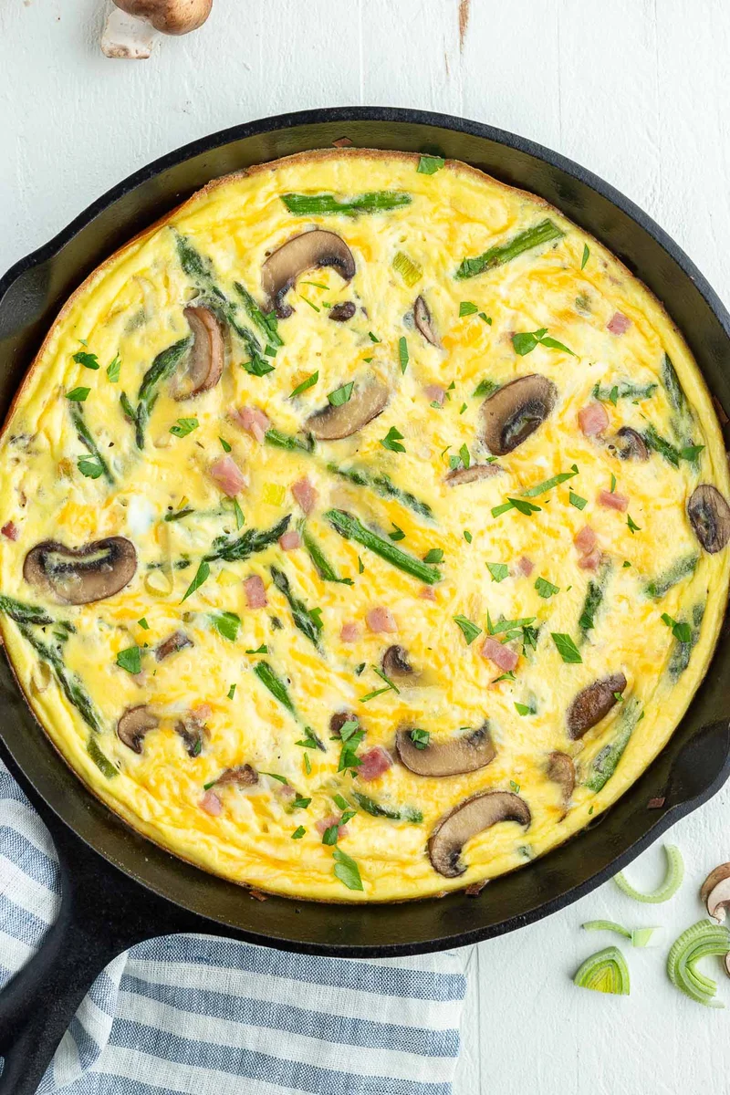 Ham and Cheese Frittata