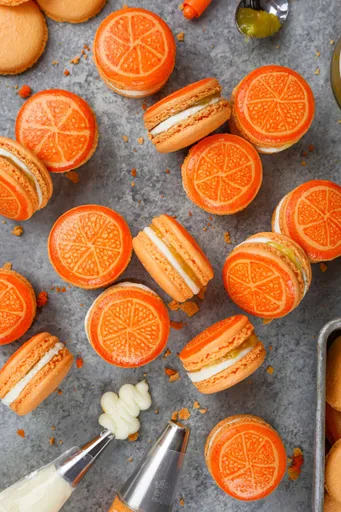 Orange Macarons