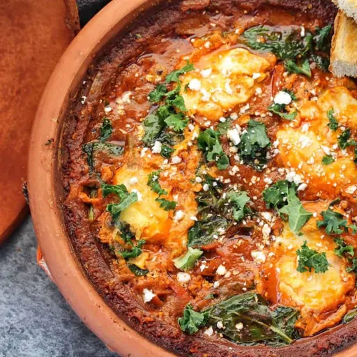 Moroccan Shakshuka with Feta