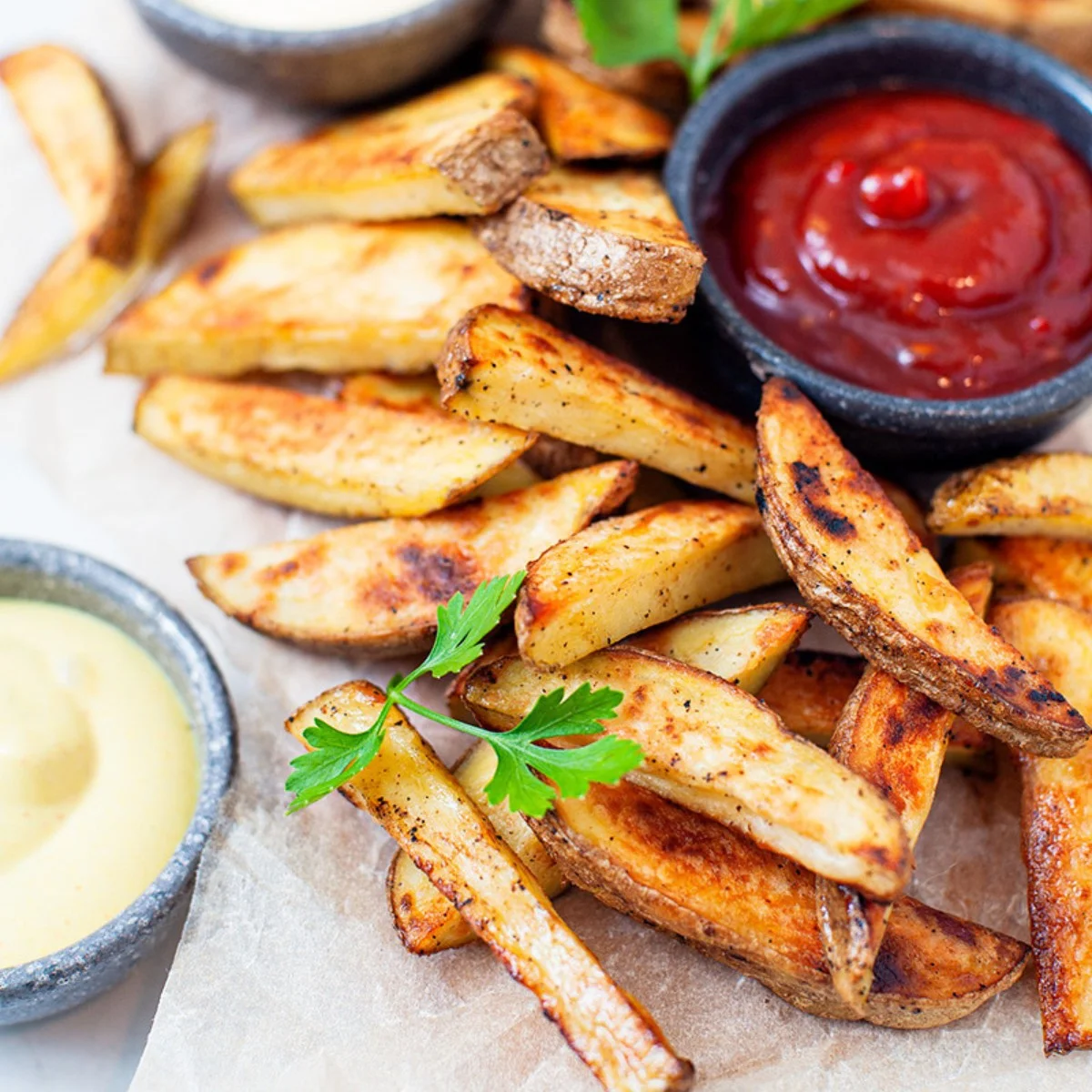 Oven Baked Skin On Fries