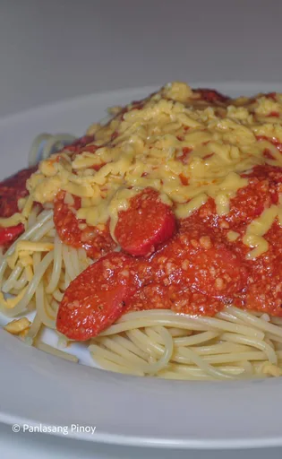 Espagueti al estilo Jollibee