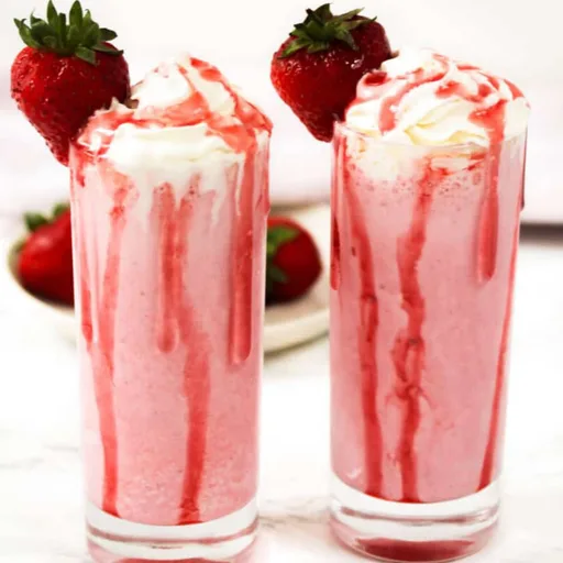 Frappuccino rápido de fresa