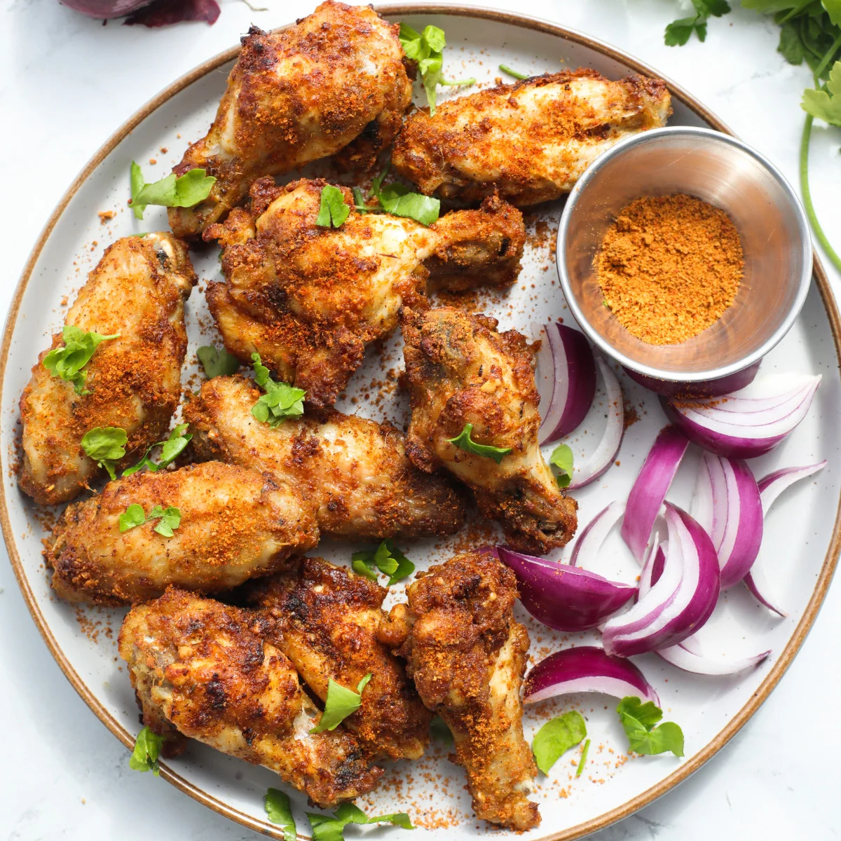 Nigerian Suya Chicken Wings