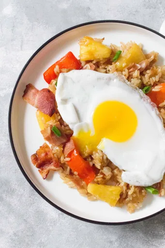 Hawaiian Breakfast Fried Rice