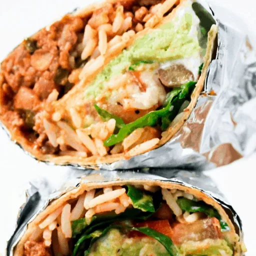 Burrito de carne picada