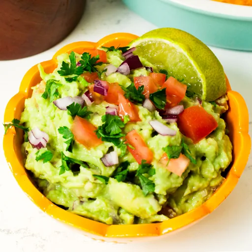 Guacamole Sencillo con Cebolla y Tomate