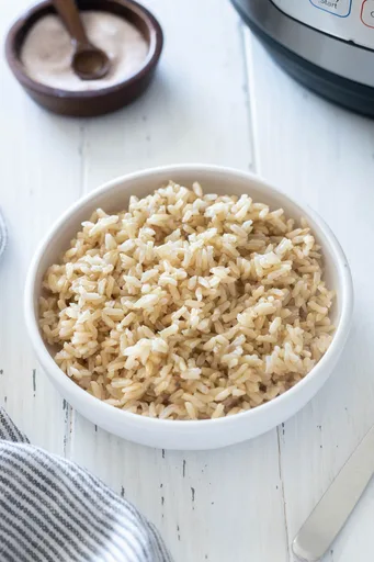 Arroz integral en Instant Pot