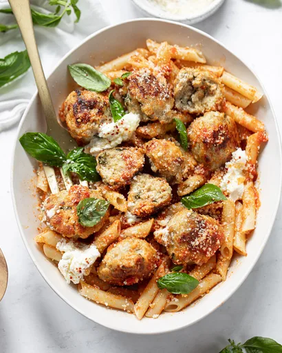 Chicken and Ricotta Meatballs (Baked or Pan-Fried)