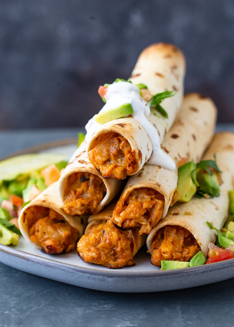 Crispy Chicken Taquitos(Baked or Air Fried)