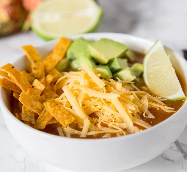 Instant Pot Chicken Tortilla Soup