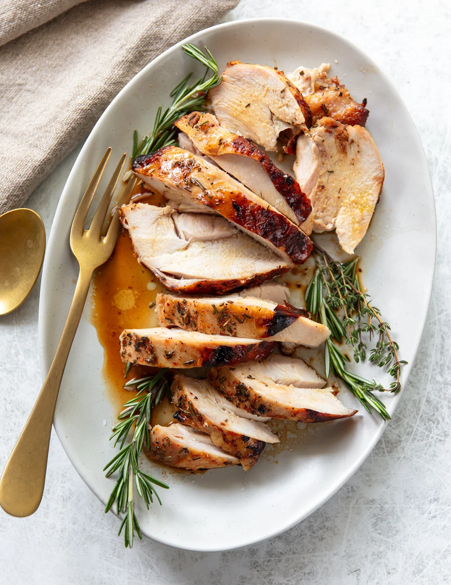 Brown Sugar and Herb Dry-Brined Turkey Breast
