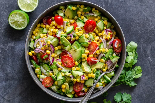 Corn Tomato Avocado Salad