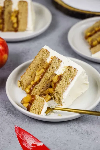 Pastel de Manzana con Caramelo Salado