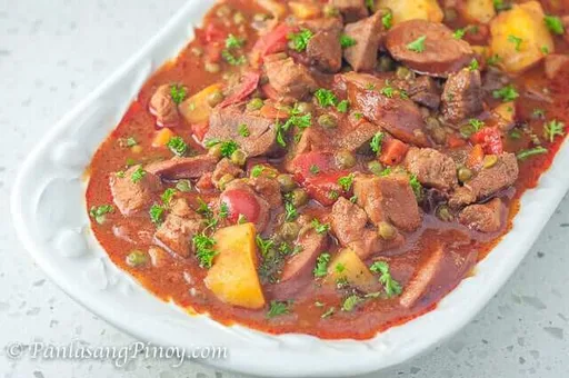 Sausage, Liver, and Pork Stew