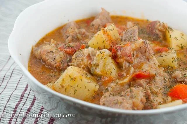 Slow Cook Pork Afritada