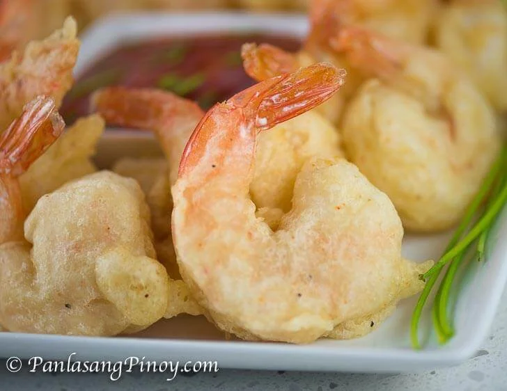Spicy Camaron Rebosado (Deep Fried Beer Battered Shrimp)