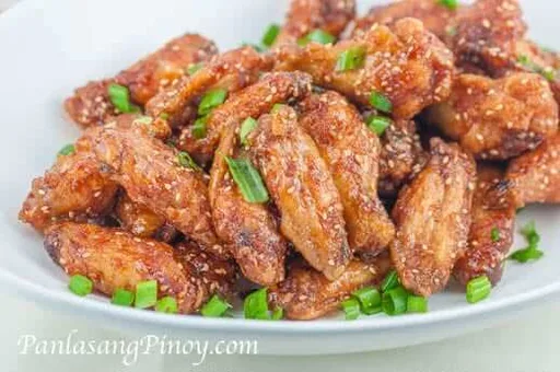 Alitas de Pollo Fritas Estilo Asiático